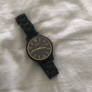 JORD black wooden watch